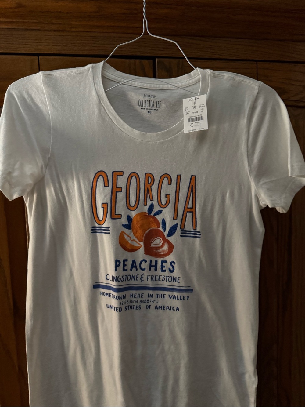 J. Crew White Crewneck Collector Tee